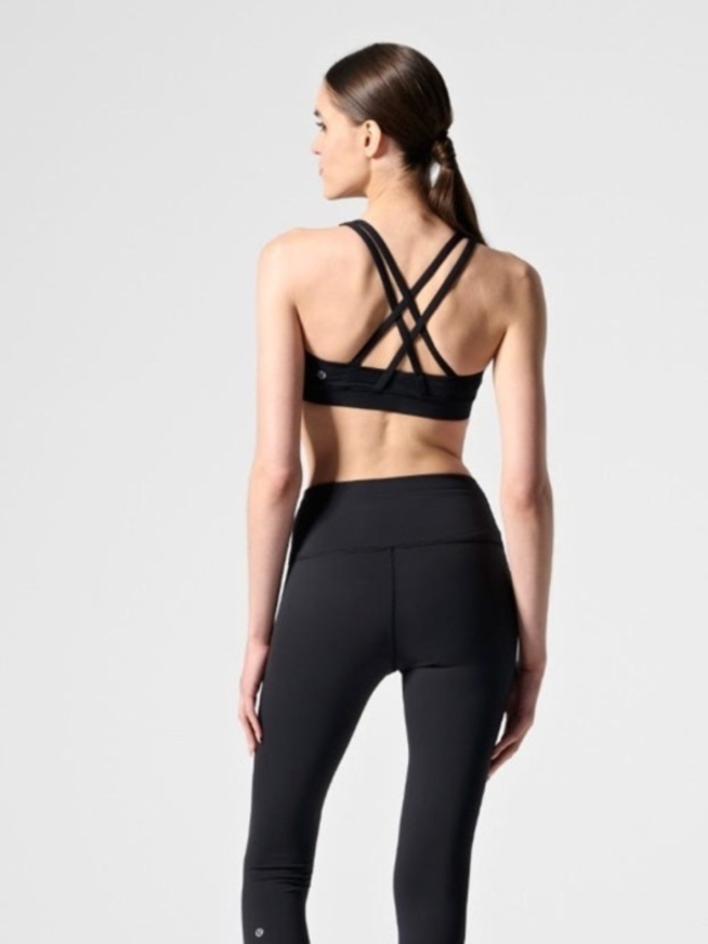 Brand new without tags  lululemon athletica Black Strappy Sports Bra
